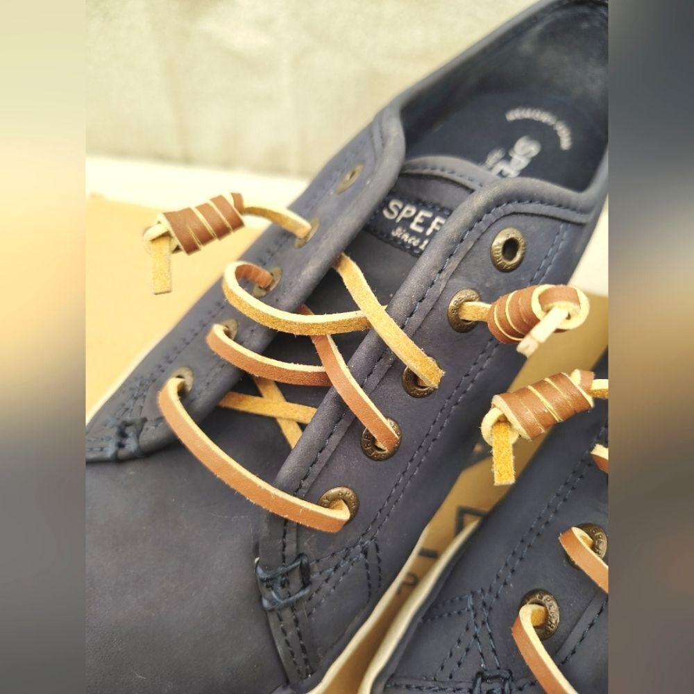 Sperry Top Sider Women's Navy Casual Shoes Sneakers Sz 7 - Picture 6 of 16